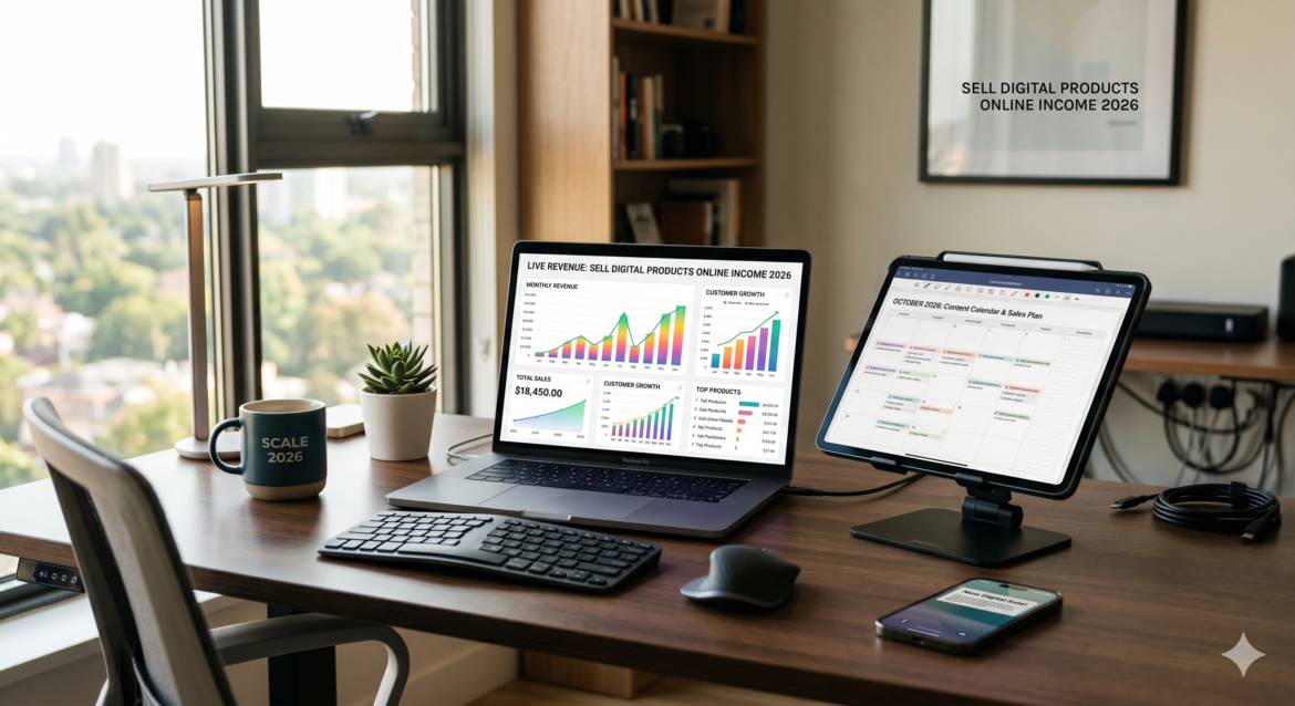 sell digital products online income 2026